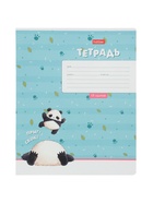 Тетрадь 18л кл Hatber "Забавные панды", на скобе, скругл углы, 60-65г/м² 5В МИКС 10895035