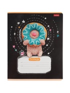 Тетрадь 18л кл Hatber "Кофейные коты", на скобе, скругл углы, 60-65г/м² 5В МИКС 10895036