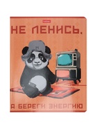 Тетрадь 48л кл Hatber "Мудрая панда", на скобе, скругл углы, 60-65г/м² 5В МИКС 10895039 - фото 5643397