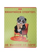 Тетрадь 48л кл Hatber "Мудрая панда", на скобе, скругл углы, 60-65г/м² 5В МИКС 10895039 - фото 5643400