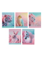 Тетрадь 96л кл Hatber "Pastel Animals", пласт обл с печатью, 60-65г/м? 5В МИКС (комплект 2 шт) - фото 50916752