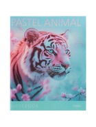 Тетрадь 96л кл Hatber "Pastel Animals", пласт обл с печатью, 60-65г/м? 5В МИКС (комплект 2 шт) - фото 50916754