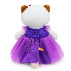 Мягкая игрушка «Кошечка Ли-Ли» в платье с бабочкой, 24 см - Фото 3