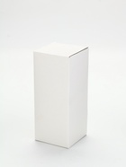 Ваза для цветов с деревянной подставкой из темного стекла, 25.5×10 см, 1.25 литра - фото 809609612