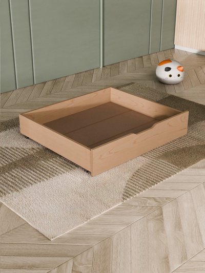 Ящик для детской кровати, 800×1600 мм, без покраски, 2 шт.