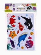 Игрушки - стикеры для купания в ванне «На море», EVA, набор 12 шт. - Фото 9