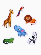 Игрушки - стикеры для купания в ванне «Зоопарк», EVA, набор 12 шт. - Фото 9