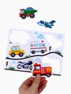 Игрушки - стикеры для купания в ванне «Машинки», EVA, набор 12 шт. - Фото 8