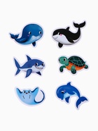 Игрушки - стикеры для купания в ванне «Морские приключения», с сеткой, EVA, набор 20 шт. - Фото 18