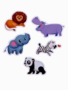 Игрушки - стикеры для купания в ванне «Весёлые зверята», с сеткой, EVA, набор 20 шт. - Фото 13