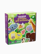 Игрушки - стикеры для купания в ванне «Весёлые зверята», с сеткой, EVA, набор 20 шт. - Фото 6