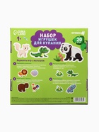 Игрушки - стикеры для купания в ванне «Весёлые зверята», с сеткой, EVA, набор 20 шт. - Фото 8