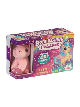 {{photo.Alt || photo.Description || 'УЦЕНКА Пазлы с игрушкой «Волшебный подарок», 86 деталей'}}