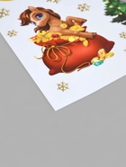 Наклейки на окна многоразовые «Новый год 2026», лошади, 20 х 34.5 см 10864209