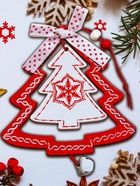 Пакет подарочный новогодний ламинированный «Рождество» 18×23×10 см - Фото 4