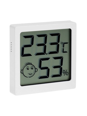 Термометр Energy EN-646, цифровой, с гигрометром, CR2032 (в комплекте), белый 10897618