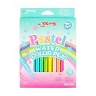 УЦЕНКА Фломастеры 12 цв Пастель,корпус треугольный,с пулевидным наконечником,в картон коробке МИКС 1 10900417