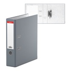 Папка-регистратор ErichKrause, Standard, А4, 70 мм, бумвинил, с этикеткой на корешке, нижний металлический кант, серая - Фото 1