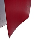 УЦЕНКА Папка-регистратор А4, 75 мм, Calligrata, ПВХ, тиснение «лен», металлическая окантовка, карман на корешок, собранная, бордовая, микс - Фото 10