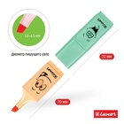 Набор маркеров текстовыделителей Luxor Eyeliter Pastel, 5 штук, 5 цветов, 1.0-4.5 мм, чернила на водной основе, европодвес - Фото 4