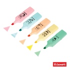 Набор маркеров текстовыделителей Luxor Eyeliter Pastel, 5 штук, 5 цветов, 1.0-4.5 мм, чернила на водной основе, европодвес - Фото 5