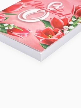 Ежедневник в мягкой обложке А6, 120 л «8 Марта»