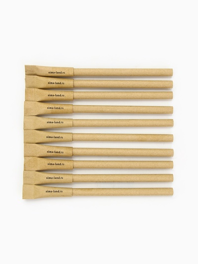 Ручка-эко, шариковая, синяя паста, 1 мм «Учителю с благодарностью» МИКС