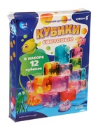 УЦЕНКА Игрушки для купания в ванной «Светящиеся кубики», набор 12 шт. 10900734