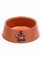 Миска "Мур-мяу" для кошек  0,3л, 14,5 x 14,5 x 4 см, кирпичная - Фото 2