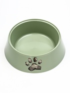 Миска "Мур-мяу" для кошек 0,3л, 14,5 x 14,5 x 4 см,фисташковая - Фото 3