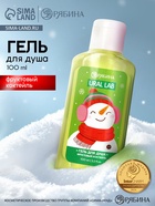 Гель для душа новогодний, аромат: фруктовый коктейль, 100 мл, Ural Lab 10867233