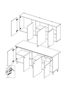 УЦЕНКА Кухонный гарнитур Поинт 1800, Белый фасад/Белый корпус - Фото 3