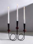 Подсвечник на 3 свечи «Канделябр. Параллельные вселенные», d=2.2 см, чёрный, 25×3.5×27.3 см - Фото 1