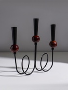 Подсвечник на 3 свечи «Канделябр. Параллельные вселенные», d=2.2 см, чёрный, 25×3.5×27.3 см - Фото 3