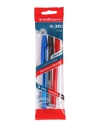 Набор ручек гелевых 3 цвета R-301 ORIGINAL Gel, узел 0.5 мм, чернила: синие, чёрные, красные, длина линии письма 600 метров, европодвес - Фото 5