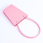 Сумка для цветов тиснение "МИКС" влагостойкая, 17x17-11.5x11.5-20 см (комплект 6 шт) - фото 47828187