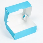 Контейнер на вынос, голубой, 10 х 8 х 3,5 см (комплект 18 шт) - фото 47828213