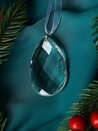 Ёлочная игрушка «Зимнее волшебство. Льдинка» капелька, 6?4 см, прозрачный (комплект 4 шт) - фото 47344389