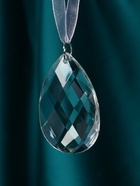 Ёлочная игрушка «Зимнее волшебство. Льдинка» капелька, 6?4 см, прозрачный (комплект 4 шт) - фото 47344390