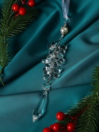 Ёлочная игрушка «Зимнее волшебство. Льдинка» гроздь кристалл, 18×2.5 см, прозрачный 10870517