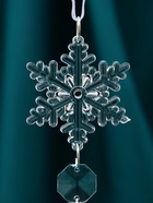 Ёлочная игрушка «Зимнее волшебство. Льдинка» снежинка капелька, 13?4.5 см, прозрачный (комплект 3 шт) - фото 47344420