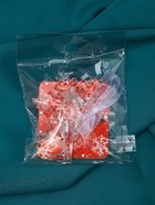 Ёлочная игрушка «Зимнее волшебство. Льдинка» снежинка капелька, 13?4.5 см, прозрачный (комплект 3 шт) - фото 54001993