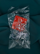 Ёлочная игрушка «Зимнее волшебство. Льдинка» звёзды кристалл, 20?4.5 см, прозрачный (комплект 2 шт) - фото 58036920