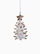 Ёлочная игрушка «Зимнее волшебство. Праздник» ёлочка, 13×7 см, прозрачно-золотой 10870522