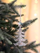 Ёлочная игрушка «Зимнее волшебство. Праздник» ёлка, 13×7 см, прозрачный 10870523