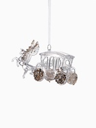 Ёлочная игрушка «Зимнее волшебство. Праздник» карета, 7?14 см, прозрачный (комплект 2 шт) - фото 54804243