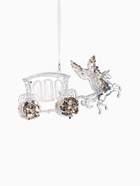 Ёлочная игрушка «Зимнее волшебство. Праздник» карета, 7?14 см, прозрачный (комплект 2 шт) - фото 54804244