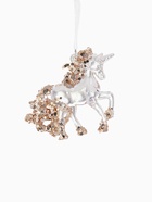 Ёлочная игрушка «Зимнее волшебство. Льдинка» единорог, 10?10.5 см, прозрачный (комплект 2 шт) - фото 61079825