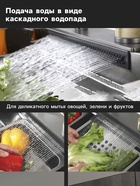 УЦЕНКА Кухонная мойка ZEIN M04,S=3.0 и0.7мм,смеситель,корзины,кран для питьевой воды,графит - Фото 36
