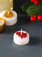 Набор свечей «Ёлочки и свеча в подсвечнике», 5 шт., 12×10×4 см 10871979